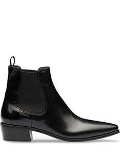 Prada ботильоны с эластичной вставкой