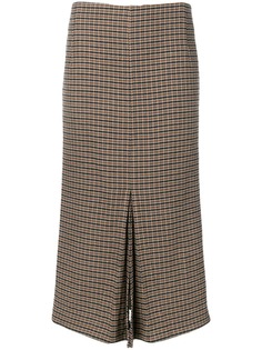 Victoria Beckham твидовая юбка