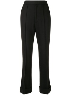 Helmut Lang расклешенные брюки с завышенной талией