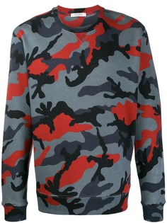 Valentino camouflage printed sweatshirt