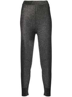 T By Alexander Wang stretch ribbed cuff leggings