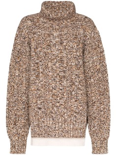 Jil Sander turtleneck chunky knit jumper