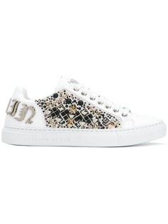 Philipp Plein кроссовки с украшением из заклепок