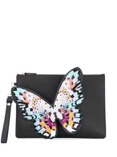 Sophia Webster Flossy butterfly clutch