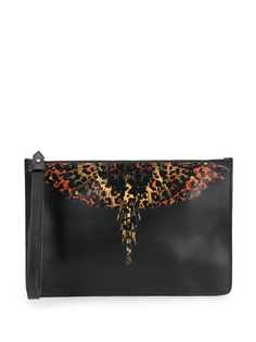 Marcelo Burlon County Of Milan leopard-print wings motif clutch