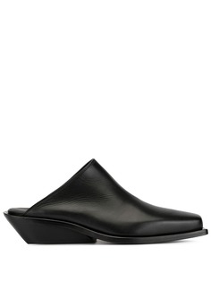 Ann Demeulemeester square toe loafers