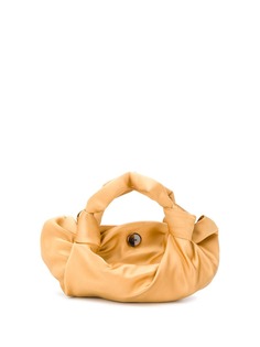 The Row twisted silk mini tote