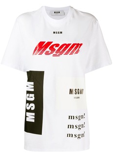 MSGM футболка с логотипом