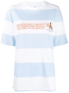 Calvin Klein Jeans Est. 1978 полосатая футболка с логотипом