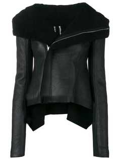 Rick Owens shearling biker jacket