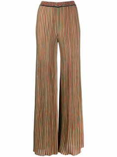 Missoni расклешенные брюки в полоску