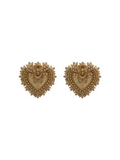 Dolce & Gabbana DG heart motif cufflinks