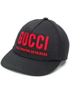 Gucci кепка с вышитым логотипом