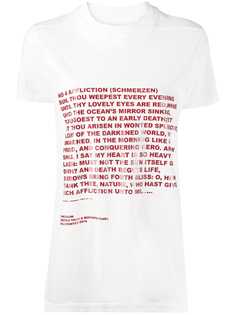 Rick Owens DRKSHDW футболка Deeper than a mothers tears