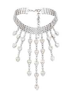 Alessandra Rich crystal drop choker