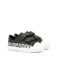 Burberry Kids кросовки с логотипом