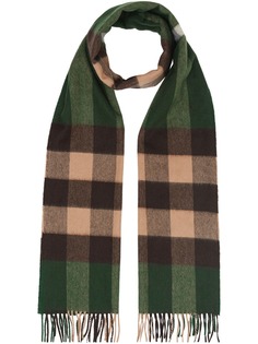 Burberry кашемировый шарф в клетку