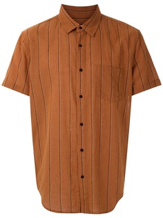 Osklen striped short sleeved shirt