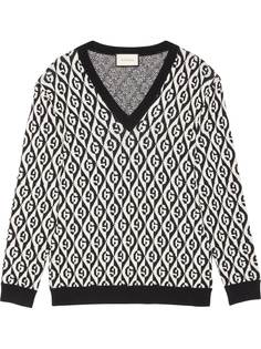 Gucci jacquard G motif knit jumper