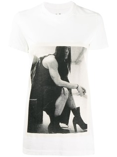 Rick Owens DRKSHDW футболка с фотопринтом