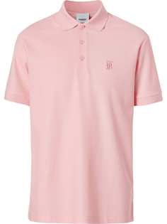 Burberry Monogram Motif Cotton Piqué Polo Shirt