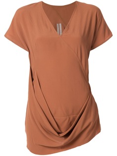 Rick Owens V-neck draped top