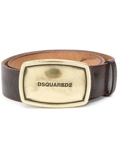 Dsquared2 leather buckle detail belt
