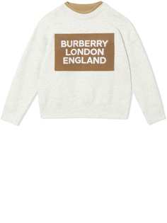 Burberry Kids Logo Detail Jersey Sweatshirt