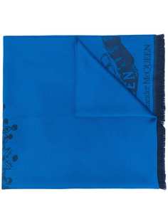 Alexander McQueen skull patterned scarf