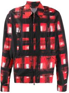 Alexander McQueen painted effect squares jacket