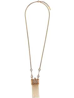 Ermanno Scervino fringed purse necklace