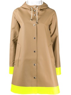 Stutterheim hooded trapeze raincoat