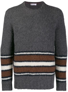 Brunello Cucinelli джемпер крупной вязки с круглым вырезом