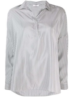 Peserico micro-stripe print shirt