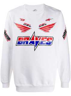 Diesel racer print sweatshirt