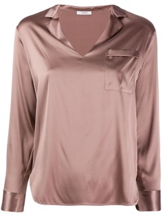 Peserico metallic effect blouse