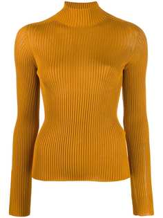 Versace ribbed Medusa top