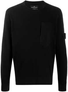 Stone Island Shadow Project легкий свитер с нашивкой-логотипом