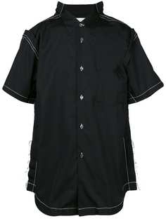 Comme Des Garçons Shirt приталенная рубашка с короткими рукавами