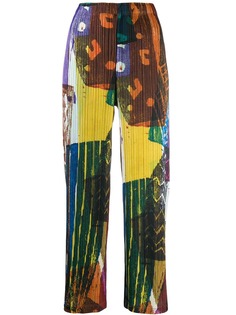 Pleats Please By Issey Miyake high waisted palazzo pants