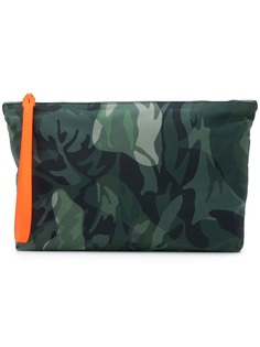 Alexander McQueen клатч на молнии с камуфляжным принтом