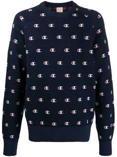 Champion logo knitted jumper