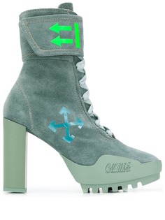 Off-White lace-up ankle boots