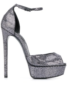 Casadei Fata glitter sandals