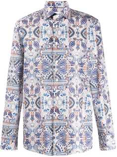 Eton art deco pattern shirt