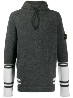 Stone Island drawstring neck hoodie