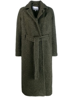 Ganni belted coat