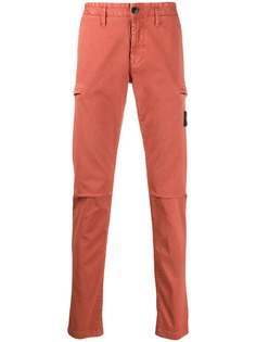 Stone Island logo patch chinos