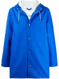 Stutterheim drawstring hooded coat