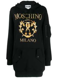 Moschino logo hoodie